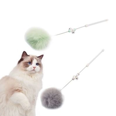 Plüsch Katzen stab Plüschtiere Spielzeug Teaser Stick