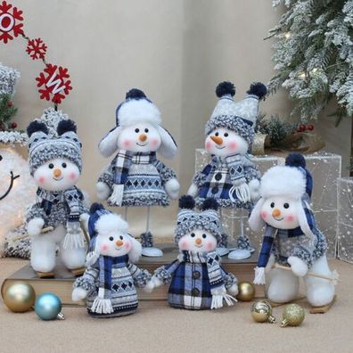 Weihnachten Schneemann Puppen Plüschtiere Plüsch Spielzeug