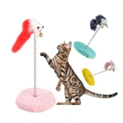 flauschige Maus Katze Schaber Plüschtiere Plüsch Spielzeug