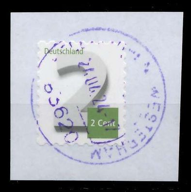 BRD BUND 2013 Nr 3045 zentrisch gestempelt Briefstück X77490A
