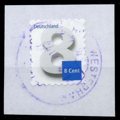 BRD BUND 2015 Nr 3196 zentrisch gestempelt Briefstück X77490E