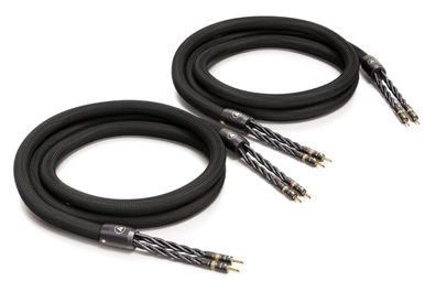 Viablue "SC-6" AIR Silver / Referenz-Speaker-Kabel single-wire / Bananas T8 / Black