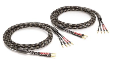 Viablue "SC-4" Silver Series / HighEnd Speaker-Kabel bi-wiring / crimped / Cobra