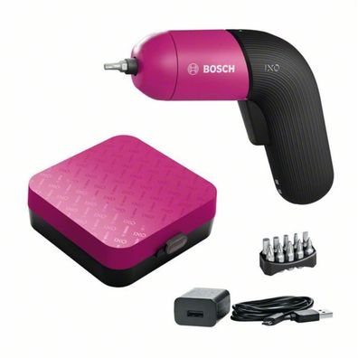 Bosch
IXO VI Akku-Schrauber Pink Colour Edition Bit-Starter Set in Box