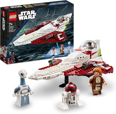 LEGO Star Wars Obi-Wan Kenobis Jedi Starfighter, Spielzeug zum Bauen, Kinder