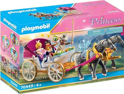 Playmobil Princess 70449 Romantische Pferdekutsche, Ab 4 Jahren, Spielzeug,