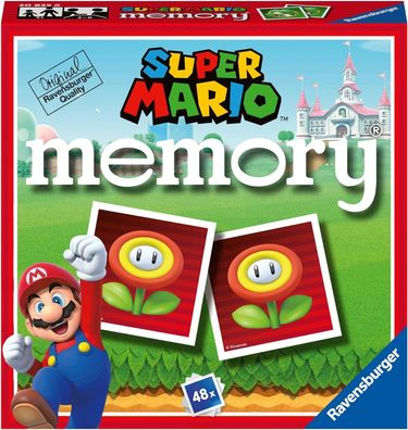 Ravensburger Memory Pocket Super Mario, 20825, Familien-Spiel Gesellschaftsspiel