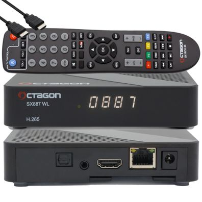 Octagon SX887 HD WL H.265 IP HEVC Smart IPTV Box mit 150 Mbits WiFi