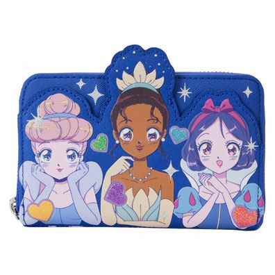 Loungefly Disney Prinzessin Manga-Stil Brieftasche