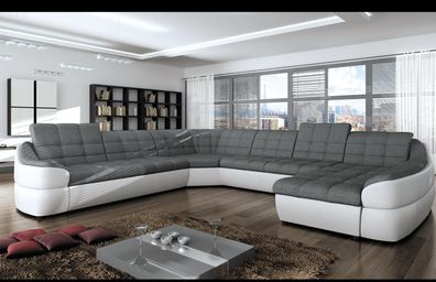 Sofa Infinity XL Relaxfunktion Wohnlandschaft Polsterecke Couchgarnitur Couch