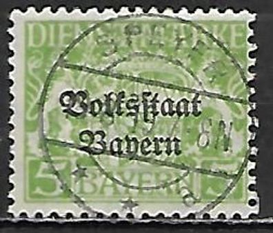 Altdeutschland Bayern Dienstmarke gestempelt Michel-Nummer 31