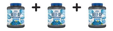 3 x Applied Nutrition Beef-XP (1800g) Blue Raspberry