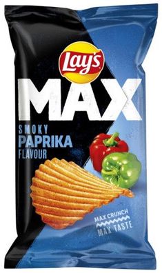 Lays MAX Chips Smoky Paprika 185g