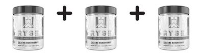 3 x RYSE Creatine Monohydrate (300g) Unflavoured