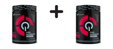 2 x QNT Pre-Workout Overdrive (30 Serv) Wild Cherry Lime