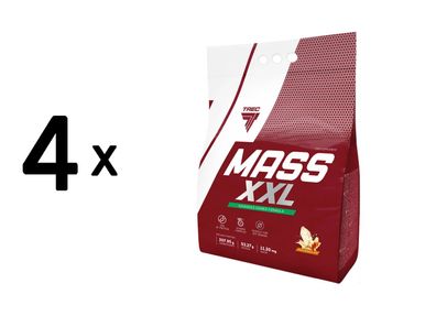 4 x Trec Nutrition Mass XXL (4800g) Caramel Vanilla