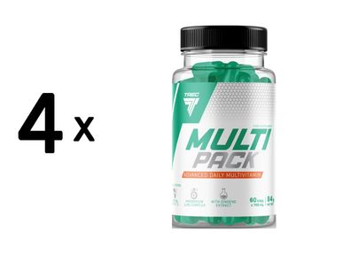 4 x Trec Nutrition Multipack (60 Caps) Unflavoured