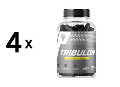 4 x Trec Nutrition Tribulon (120 Caps) Unflavoured