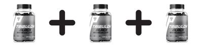 3 x Trec Nutrition Tribulon Black (120 Caps) Unflavoured