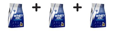 3 x Trec Nutrition Whey 100 (900g) Double Chocolate