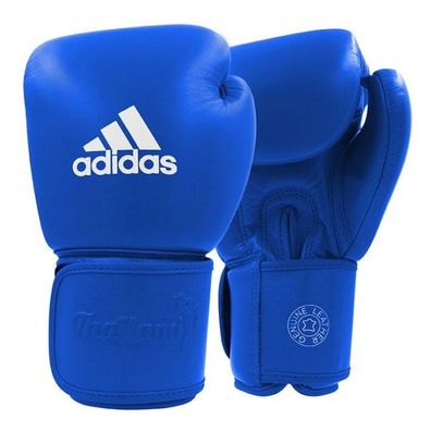 Muay Thai Handschuh 200 adidas blau Leder - Gewicht: 12oz