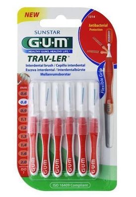 GUM TRAV-LER Interdentalbürsten 6er Pack