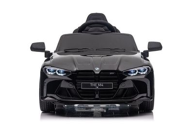 Kinder Elektroauto BMW M4 lizenziert 12V7A Akku 2 Motoren EVA-Reifen MP3 schwarz