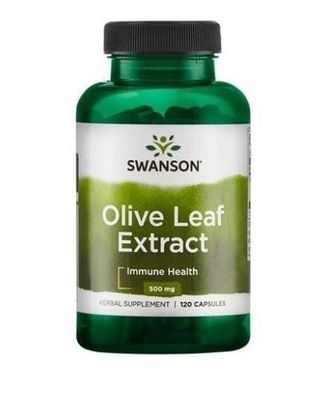 Swanson Olivenblattextrakt 500mg - 120 Kapseln