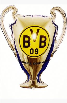 Borussia Dortmund BVB Champions League Pokal Ballon ca. 85 cm hoch unaufgeblasen
