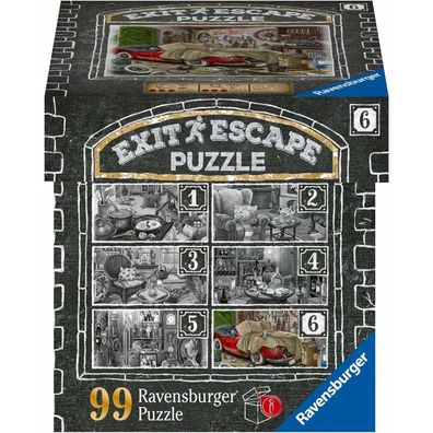 Ravensburger Escape EXIT puzzle Haunted Mansion 6: In der Garage 99 Teile