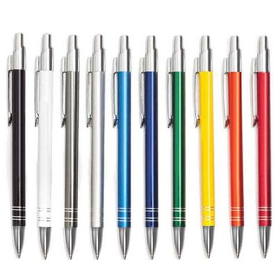 161041 - 100 Stück Kugelschreiber aus Metall mit Ihrem Logo, Werbeaufdruck, Werbung,