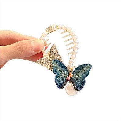 Haarspangen Schmetterlingsformen Schmetterlingsperlen Haarschmuck für Mädchen Kinder