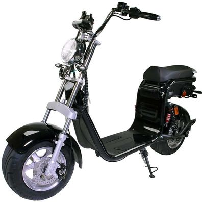 RE05H8 Elektroroller Motorroller 45kmh Harley Scooter Schwarz CitiCoco RocknBikes