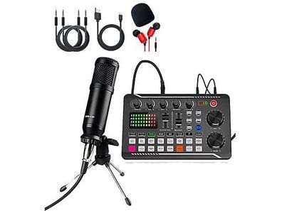 Soundkarte Kondensatormikrofon Live-Streaming-Kit Mikrofon