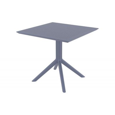 Tisch Sky 80 cm (Farbe: dunkelgrau)