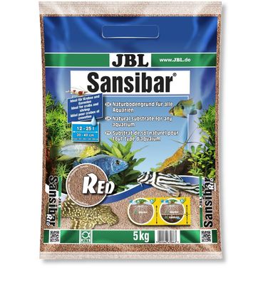 JBL Sansibar Aquarienbodengrund Red 5 Kg