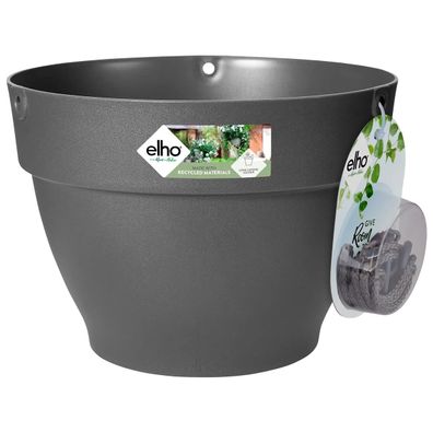 elho® Vibia campana Pflanzenampel Anthrazit Ø 26 cm - Kunststoff