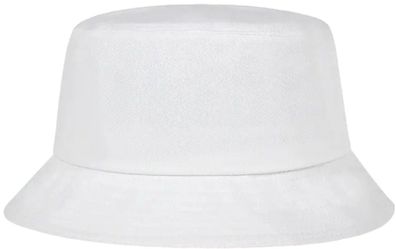 Einfarbiger Weiße Unisex Fischerhut - Hüte Sonnenhüte Eimerhüte Bucket Hats