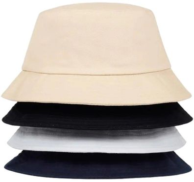 Einfarbiger Unisex Fischerhüte - Hüte Sonnenhüte Eimerhüte Bucket Hats, Fischerhut