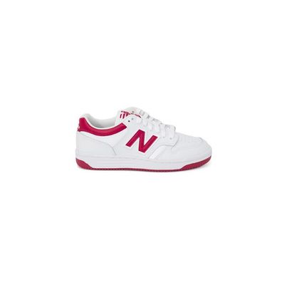 New Balance Damen Leder Sneakers - Rot/ Blau/ Weiß