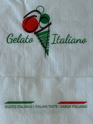 Servietten Gelato Italiano
