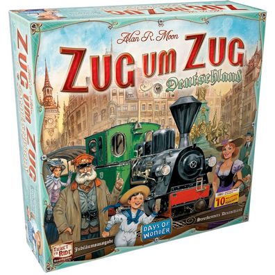 Zug um Zug: Deutschland (Neuauflage 2023, inkl. Erweiterung Deutschland 1902)