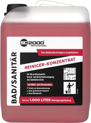 SC 2000 Professional Bad & Sanitärreiniger 10 Liter Kanister (Gr. Kanister)