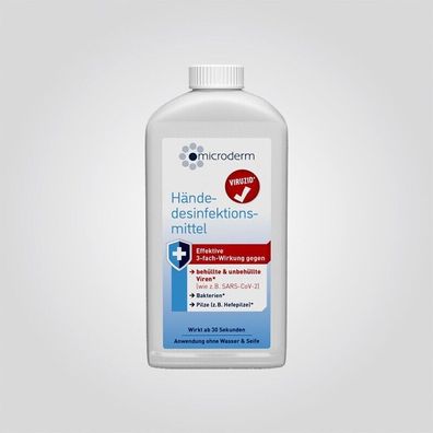 microderm Hände - Desinfektionsmittel 500 ml