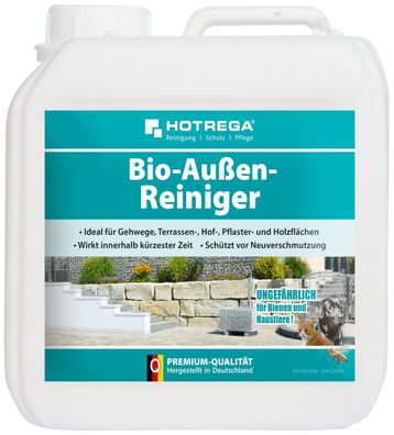 Hotrega Bio-Außen-Reiniger Konzentrat Terrassen Gehwege Mauern 2 L