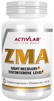 Activlab ZMA Chelatisiertes Zink Magnesium & Vitamin B6 Komplex 90 Kapseln