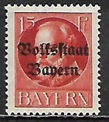 Altdeutschland Bayern postfrisch Michel-Nummer 120A
