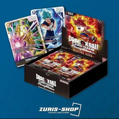 Dragon Ball Fusion World FB02 Blazing Aura - Display - NEU & OVP - Englisch