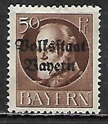 Altdeutschland Bayern postfrisch Michel-Nummer 125A