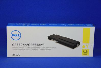 Dell 593-BBBR 2K1VC Toner Yellow C2665 -A